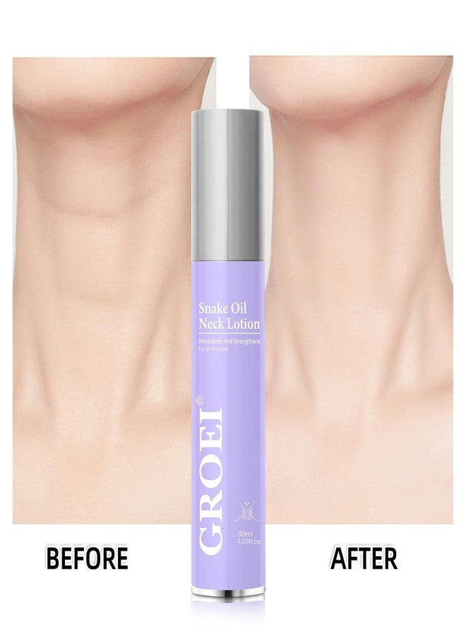 GROEI Firming Neck Cream | Neck Lotion for Tightening and Firming – Smoothes Neck Wrinkles, Naturally Gentle, with Hyaluronic Acid and Plant Oils - Image 4